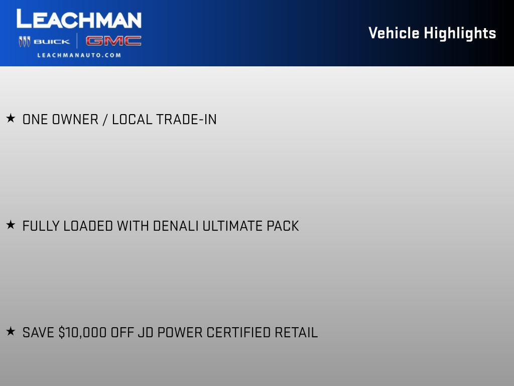 Certified 2025 GMC Sierra 1500 Denali Ultimate AWD/4WD image 4