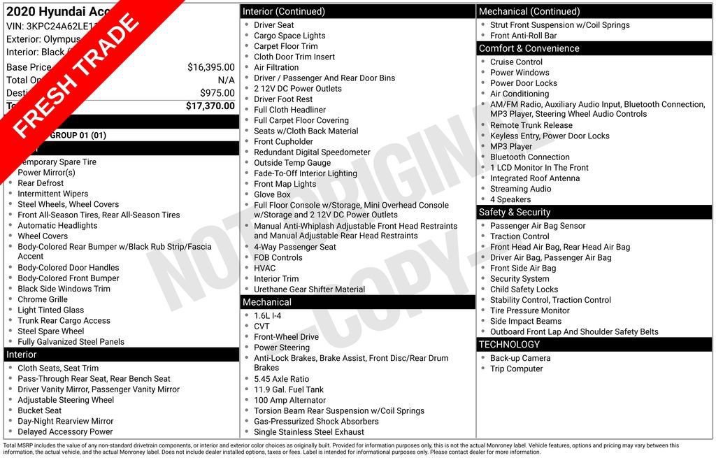 Used 2020 Hyundai Accent SE image 6