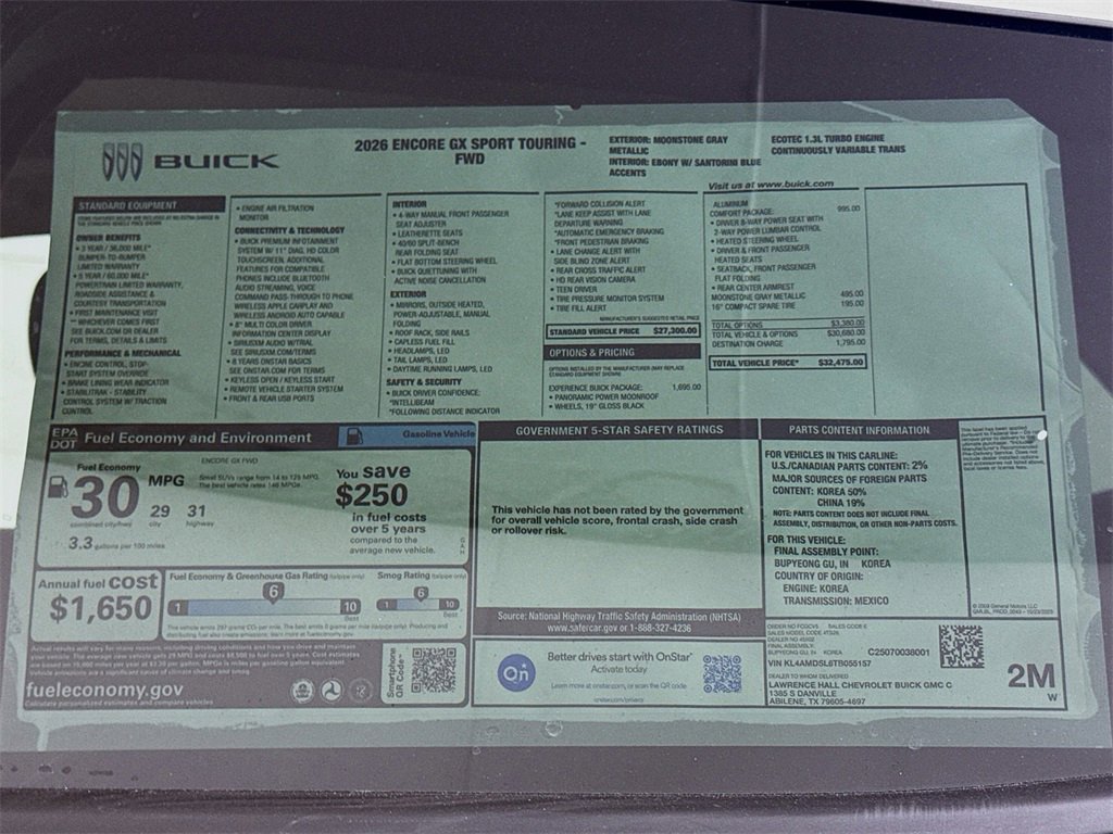 New 2026 Buick Encore GX Sport Touring w/ Comfort Package image 19