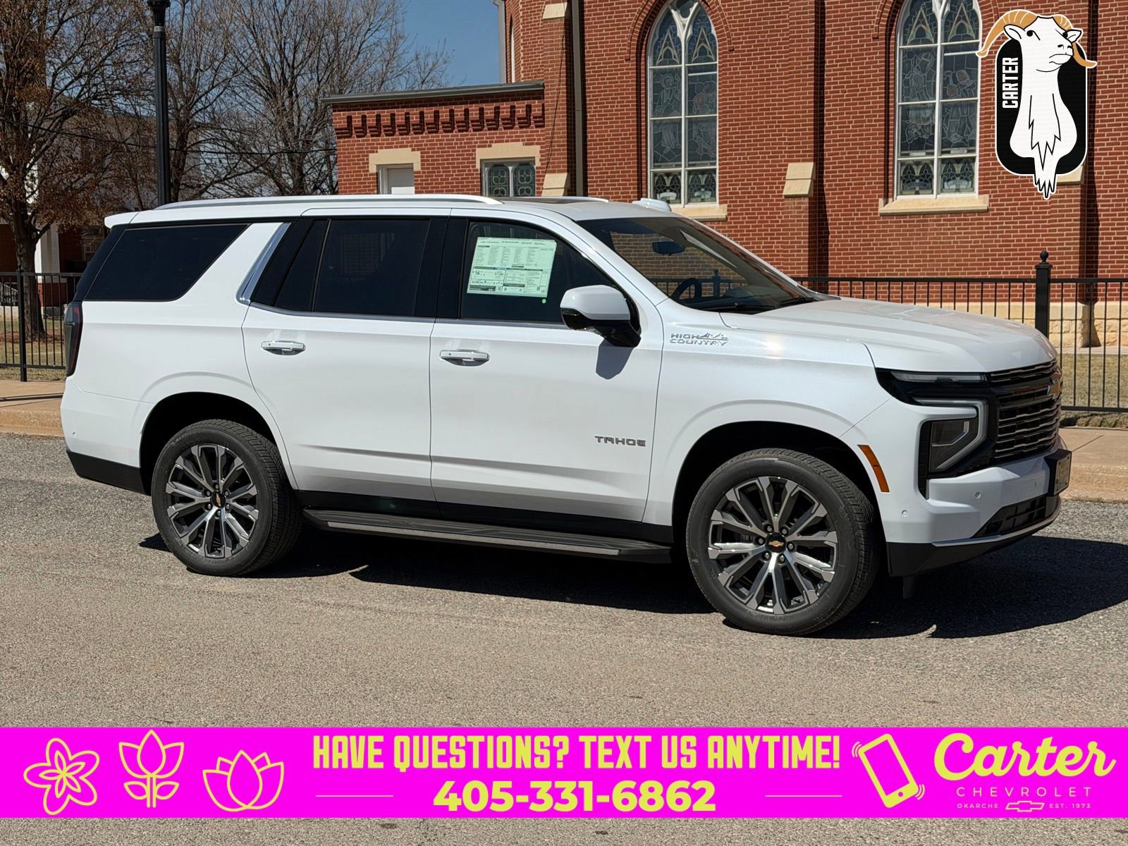 New 2026 Chevrolet Tahoe High Country w/ Sun And Tow Package image 1