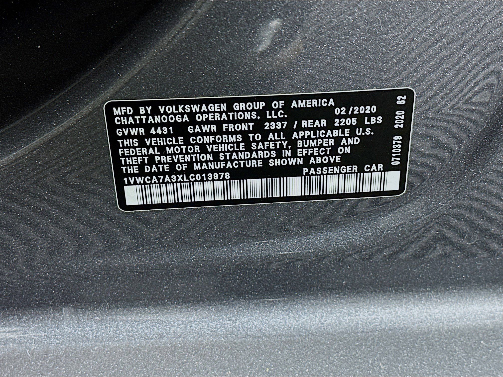 Used 2020 Volkswagen Passat 2.0T SEL image 12