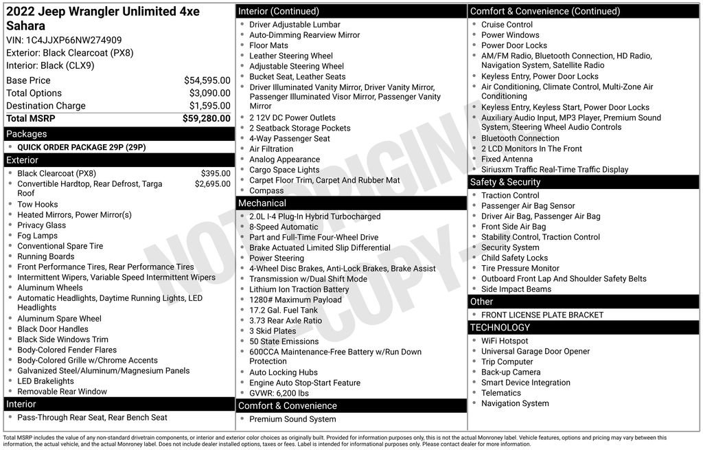 Used 2022 Jeep Wrangler Unlimited Sahara image 2