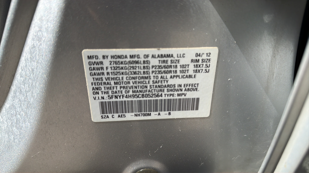 Used 2012 Honda Pilot Touring image 36