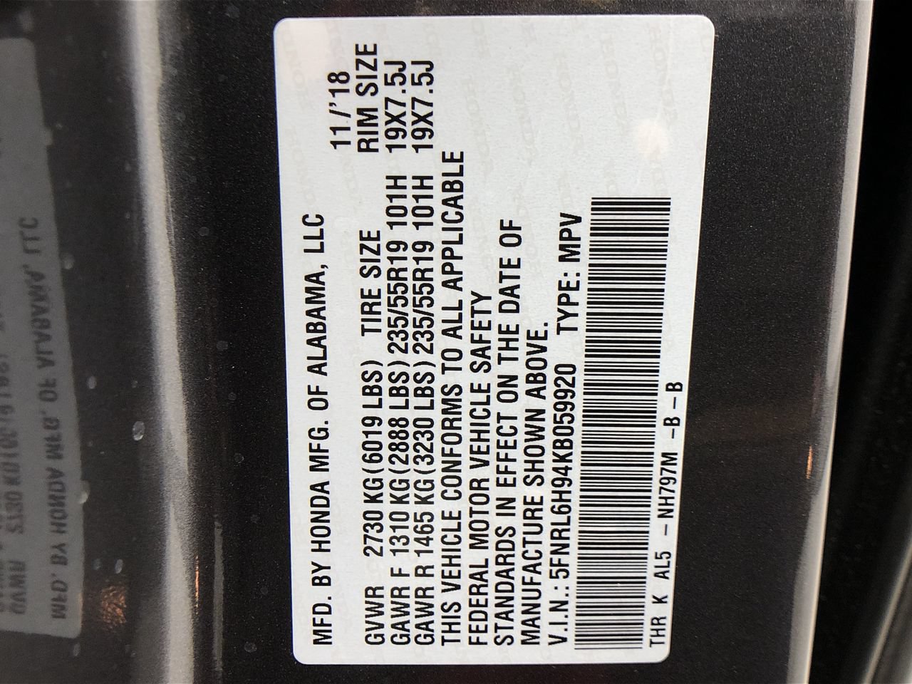 Used 2019 Honda Odyssey Elite image 7