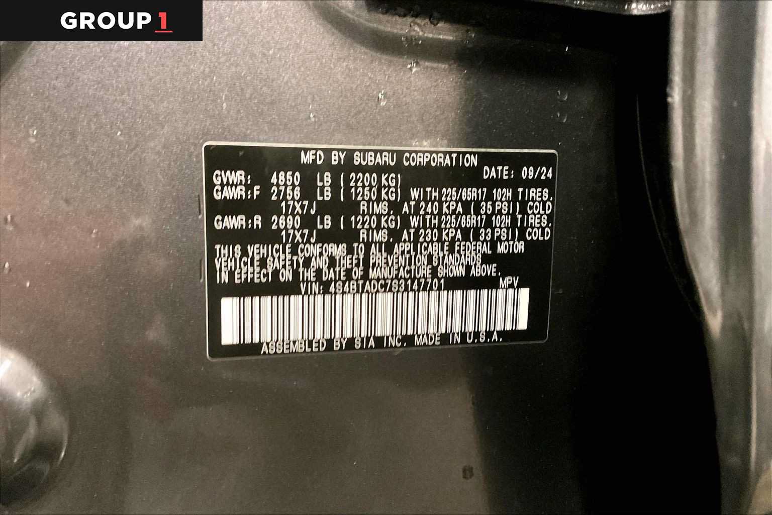 Certified 2025 Subaru Outback Premium AWD/4WD image 34