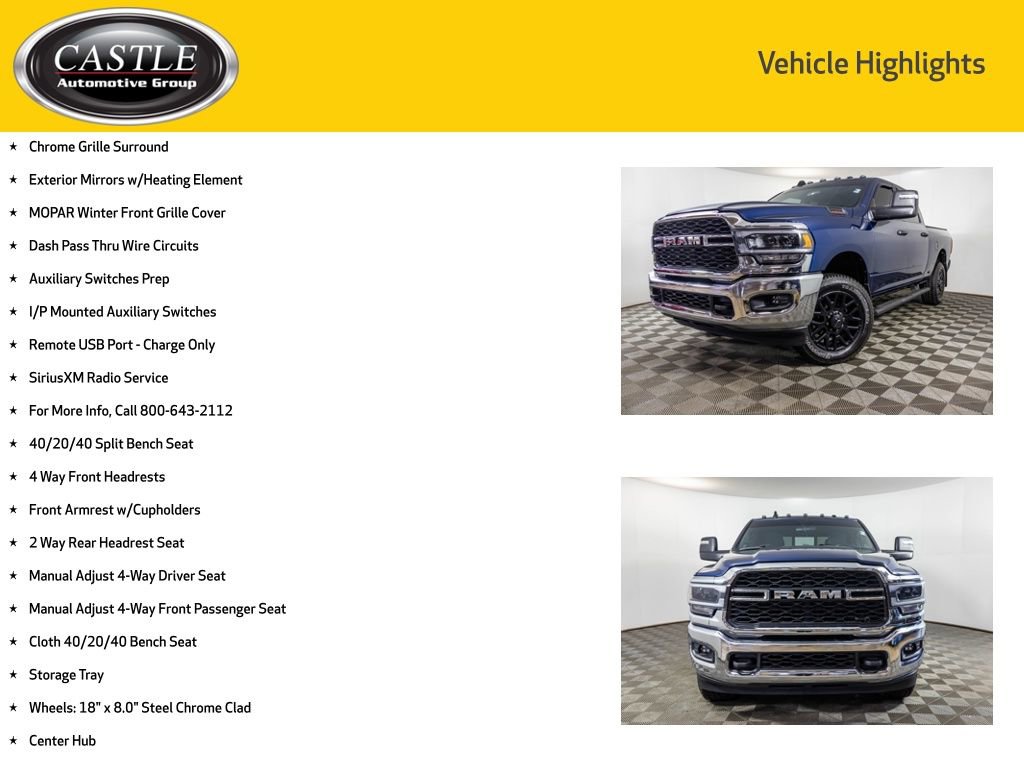 Used 2024 RAM 2500 Tradesman w/ Chrome Appearance Group AWD/4WD image 16