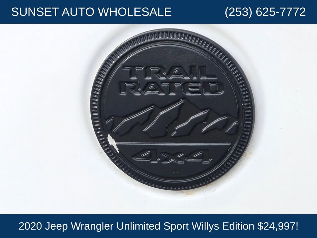 Used 2020 Jeep Wrangler Unlimited Willys image 29