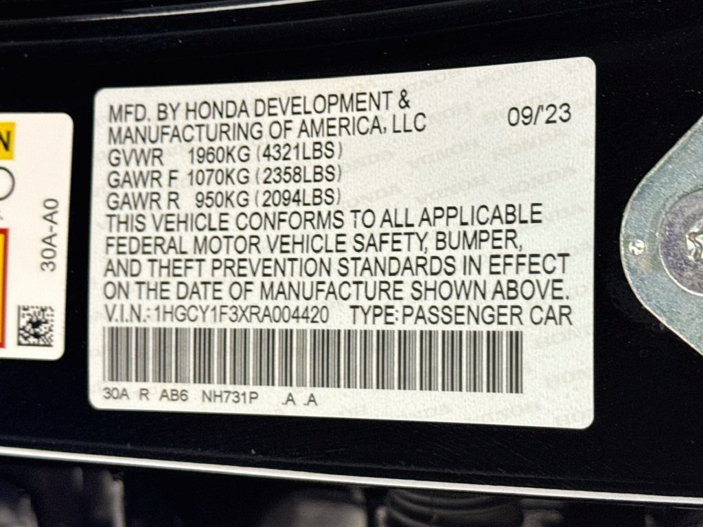 Certified 2024 Honda Accord EX image 35