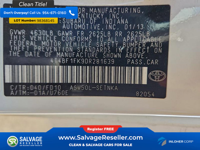 Used 2013 Toyota Camry image 16