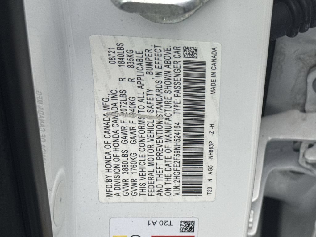 Used 2022 Honda Civic Sport image 26