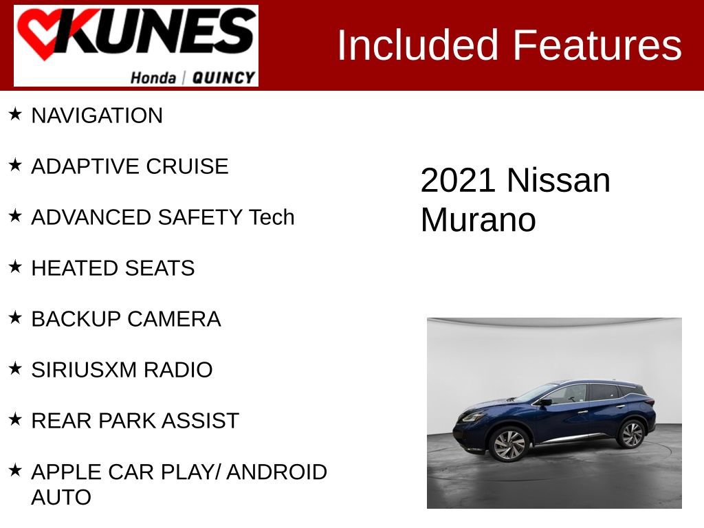 Used 2021 Nissan Murano SL AWD/4WD image 2