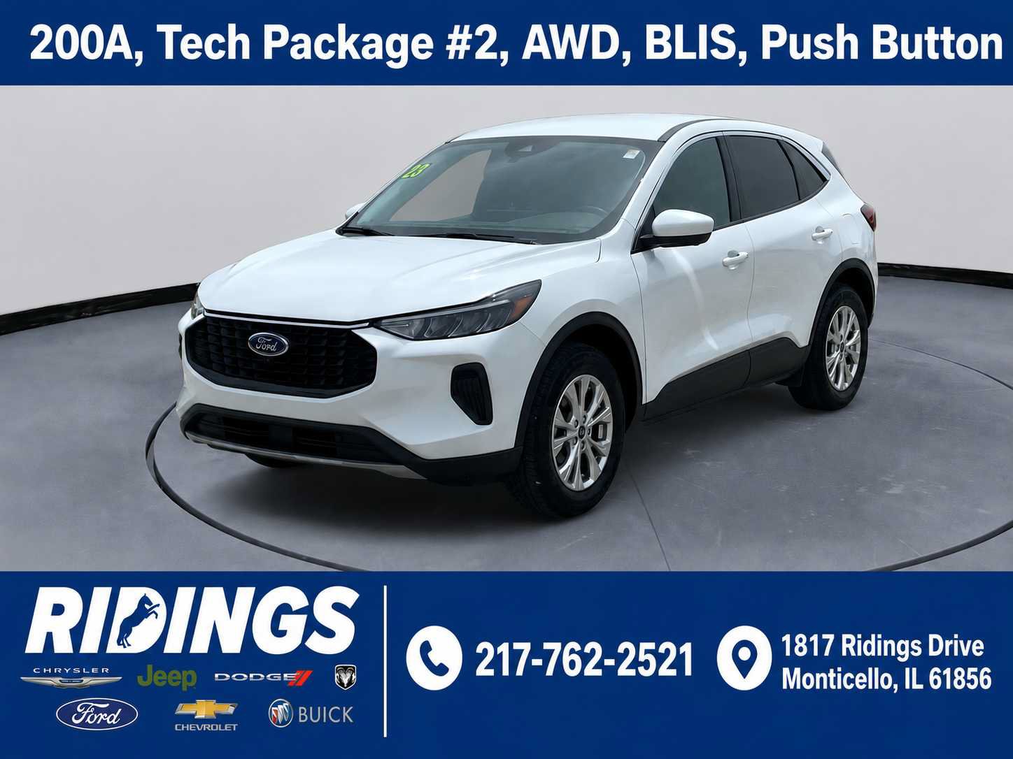 Used 2023 Ford Escape Active w/ Tech Pack #2 AWD/4WD image 1