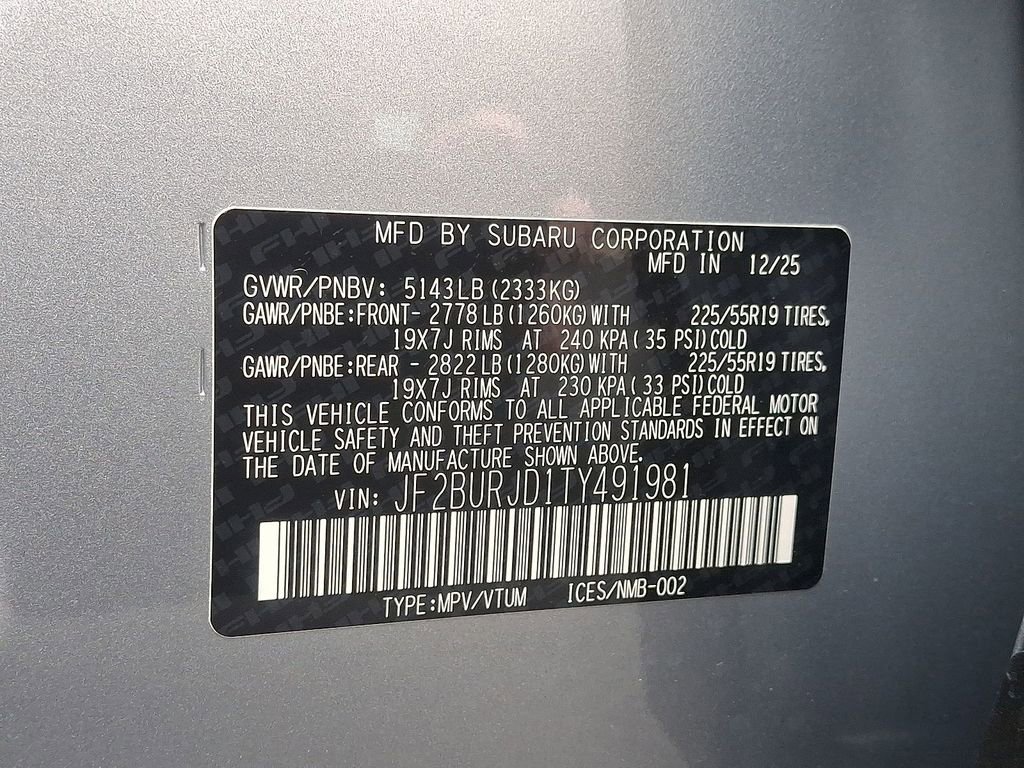 New 2026 Subaru Outback Touring XT AWD/4WD image 18