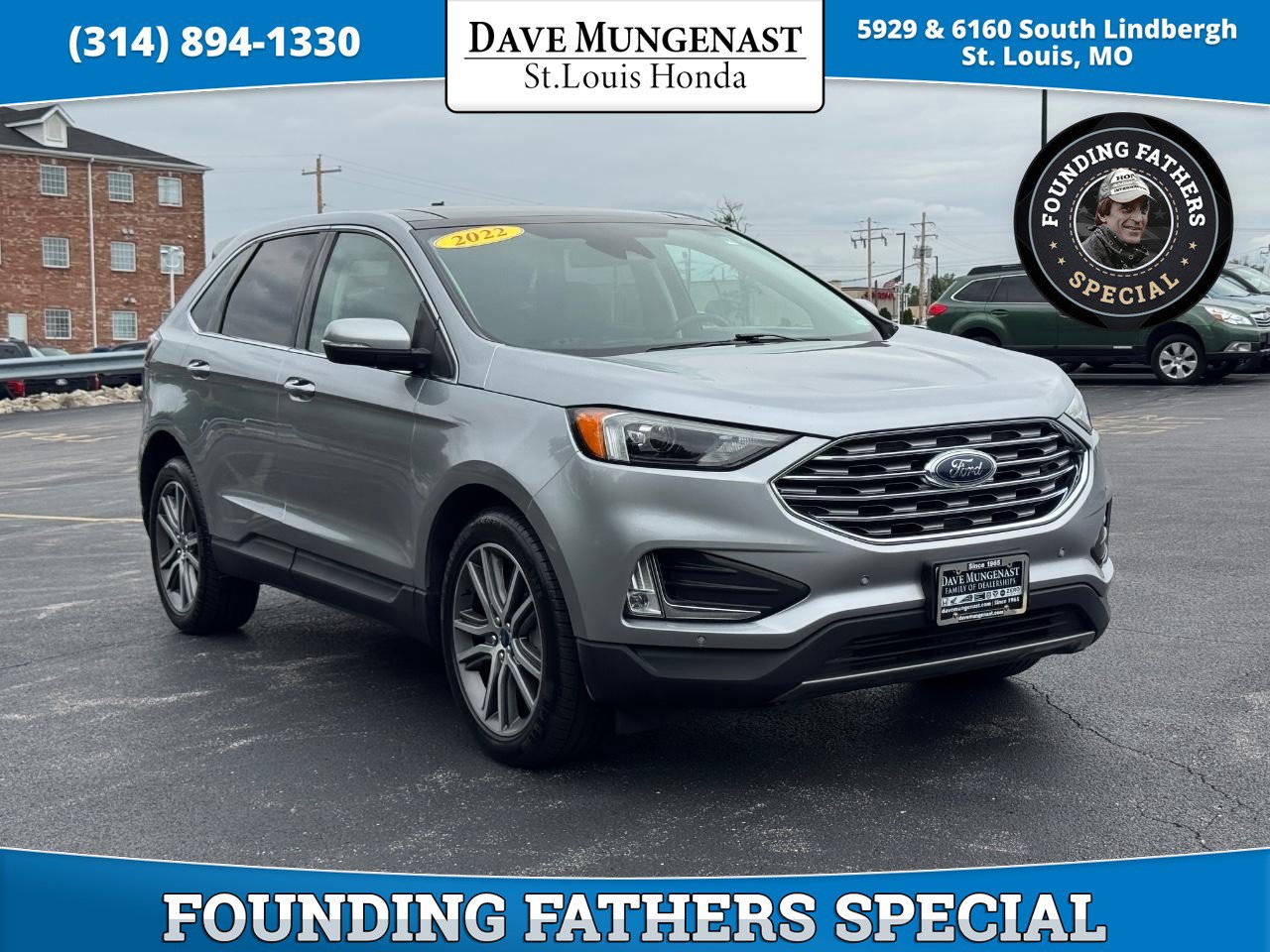 Used 2022 Ford Edge Titanium w/ Class II Trailer Tow Package
