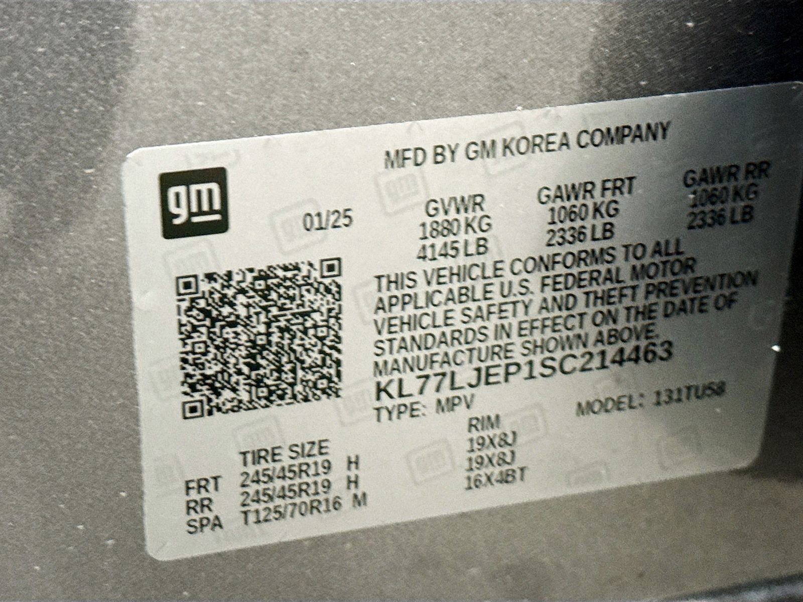 Certified 2025 Chevrolet Trax RS w/ Driver Confidence Package image 34