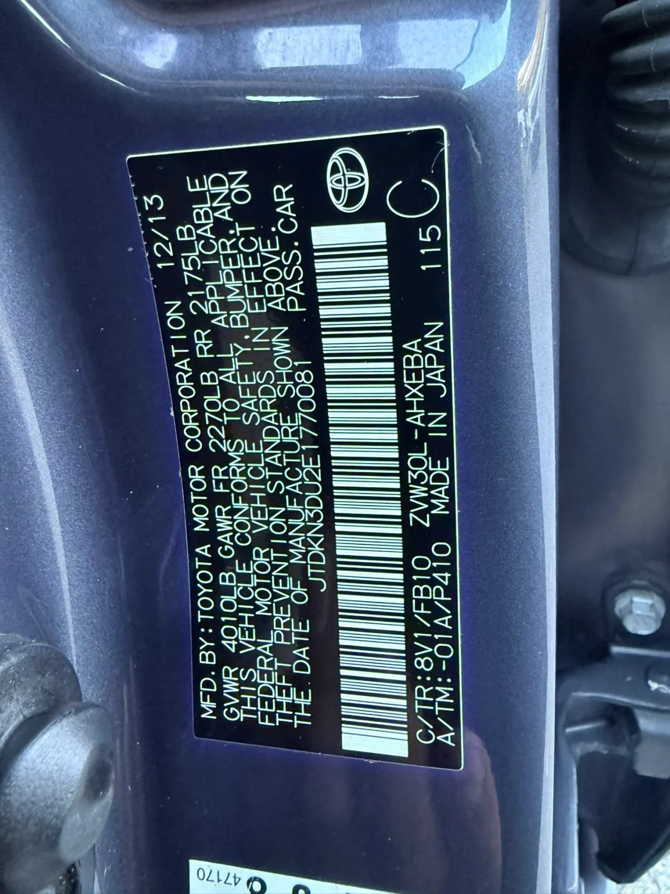 Used 2014 Toyota Prius Three w/ Solar Roof Package FWD image 24