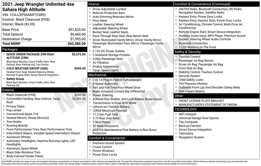 Used 2021 Jeep Wrangler Unlimited Sahara image 17