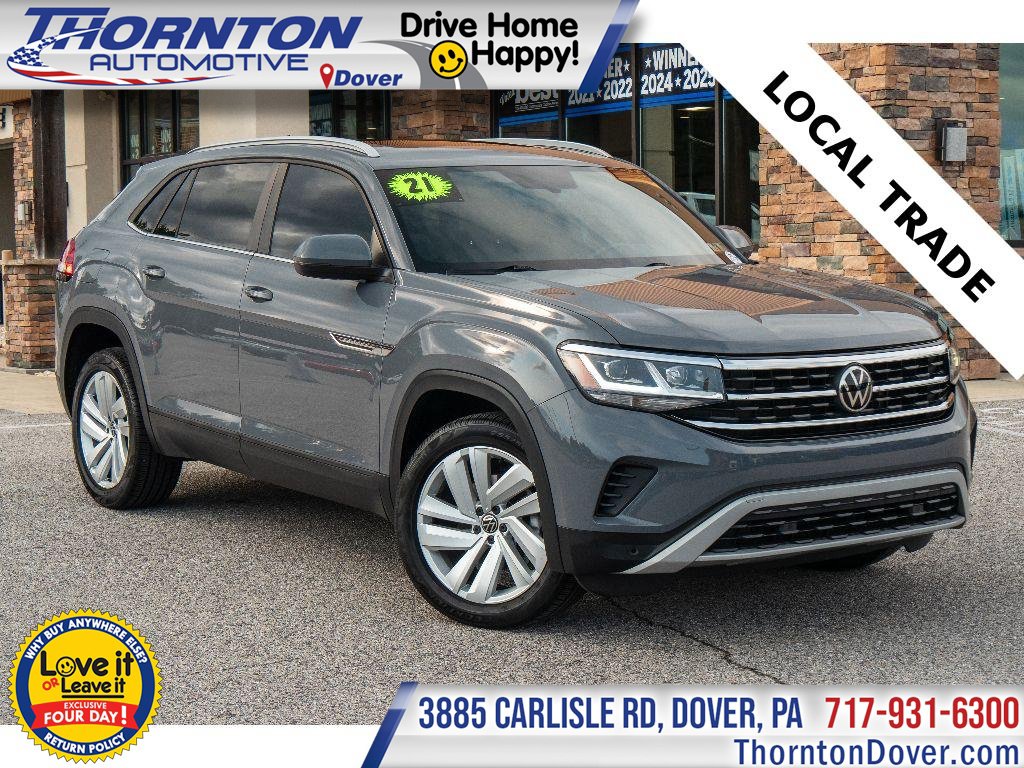 Used 2021 Volkswagen Atlas Cross Sport SE w/ Panoramic Sunroof Package AWD/4WD image 1