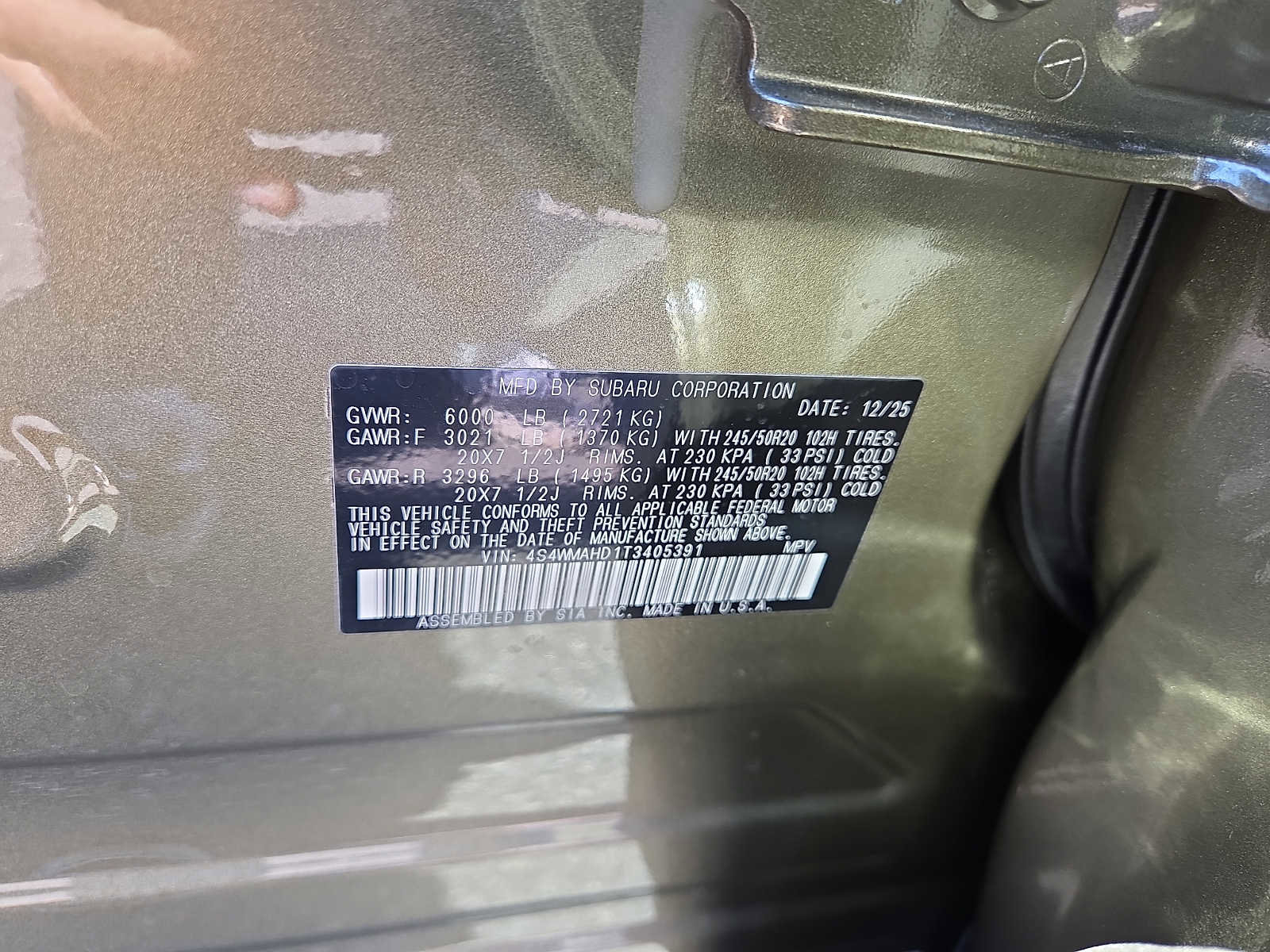 New 2026 Subaru Ascent Limited Bronze image 10