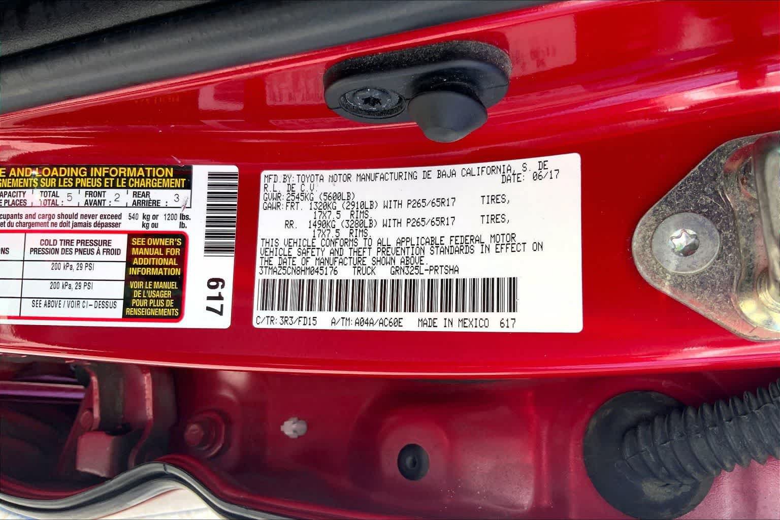 Used 2017 Toyota Tacoma TRD Sport RWD image 20