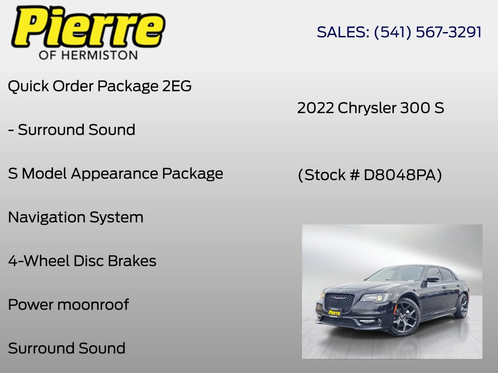 Used 2022 Chrysler 300 S RWD image 6