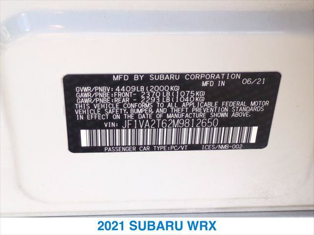 Used 2021 Subaru WRX STI Limited w/ Popular Package #3 (IZT) AWD/4WD image 26