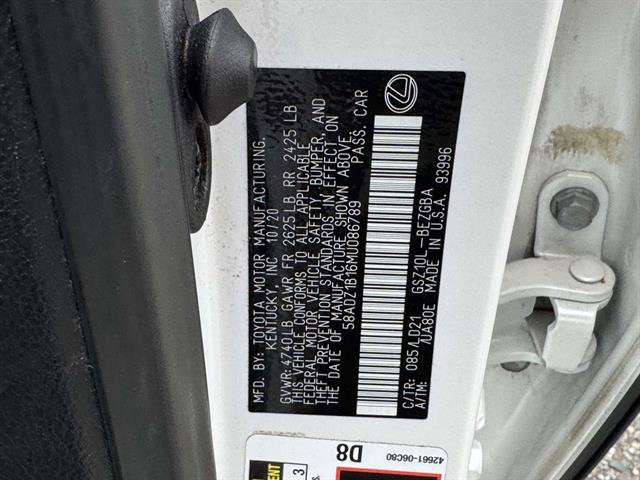 Used 2021 Lexus ES 350 w/ Premium Package FWD image 14