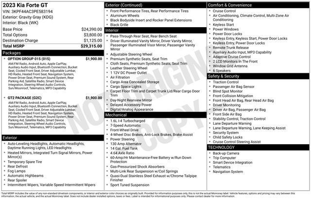 Used 2023 Kia Forte GT w/ GT2 Package image 26