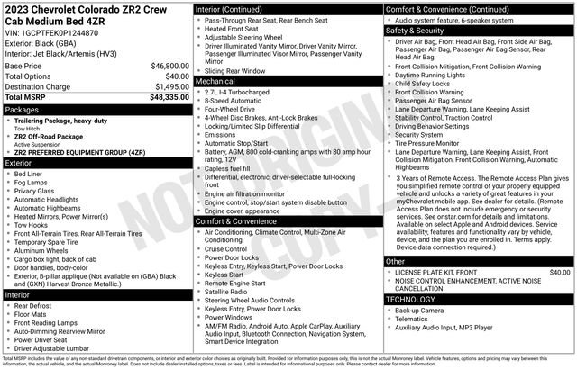 Certified 2023 Chevrolet Colorado ZR2 image 32