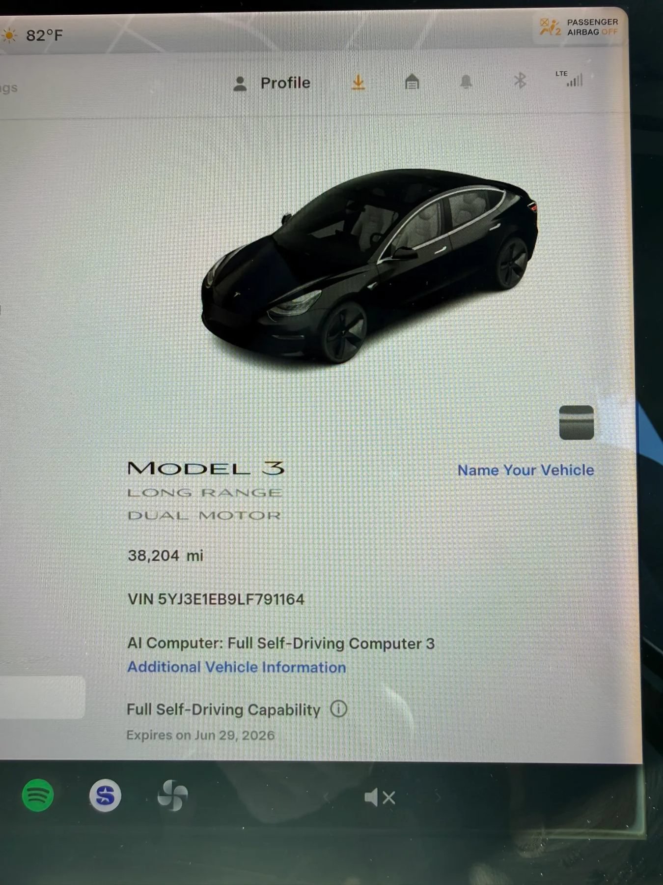 Used 2020 Tesla Model 3 Long Range AWD/4WD image 12