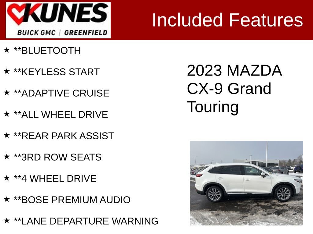 Used 2023 MAZDA CX-9 Grand Touring image 3