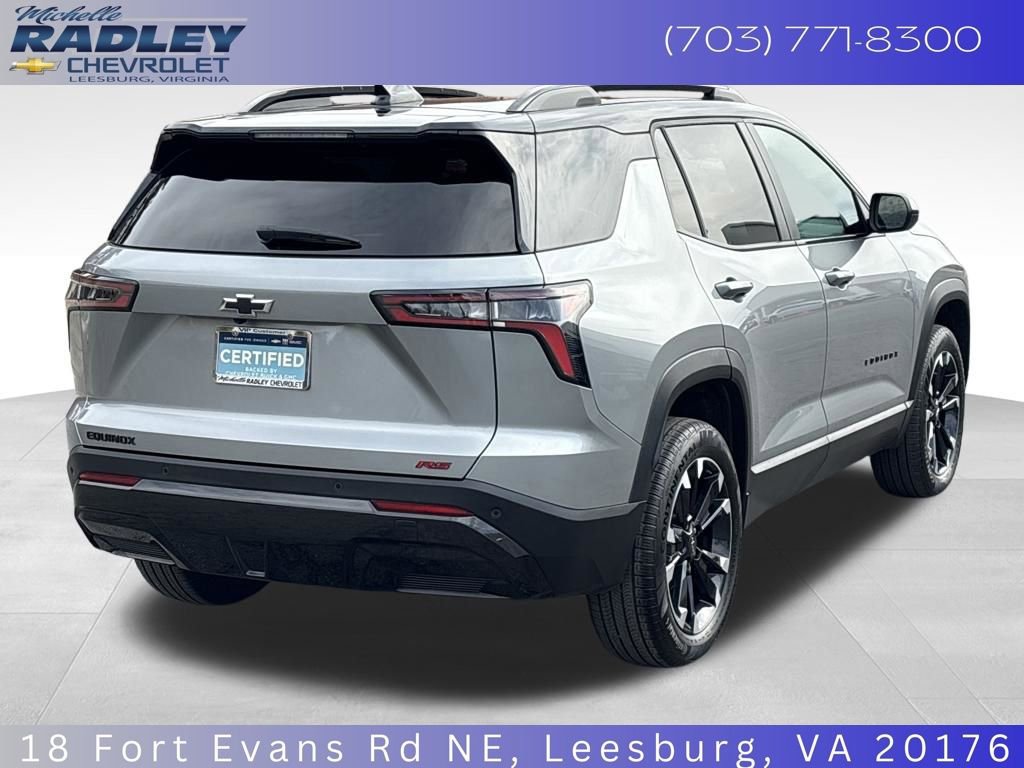 Certified 2025 Chevrolet Equinox RS w/ Convenience Package III image 6