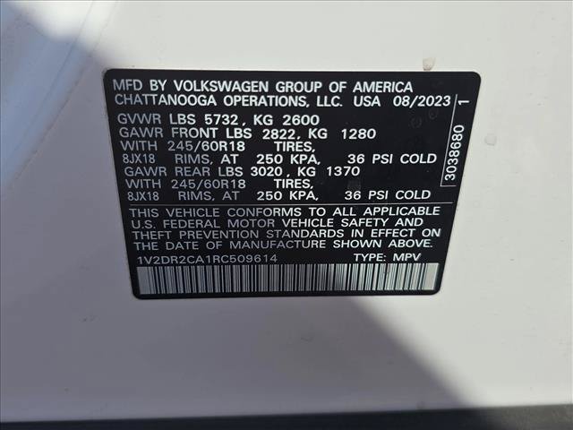 Certified 2024 Volkswagen Atlas SE FWD image 28