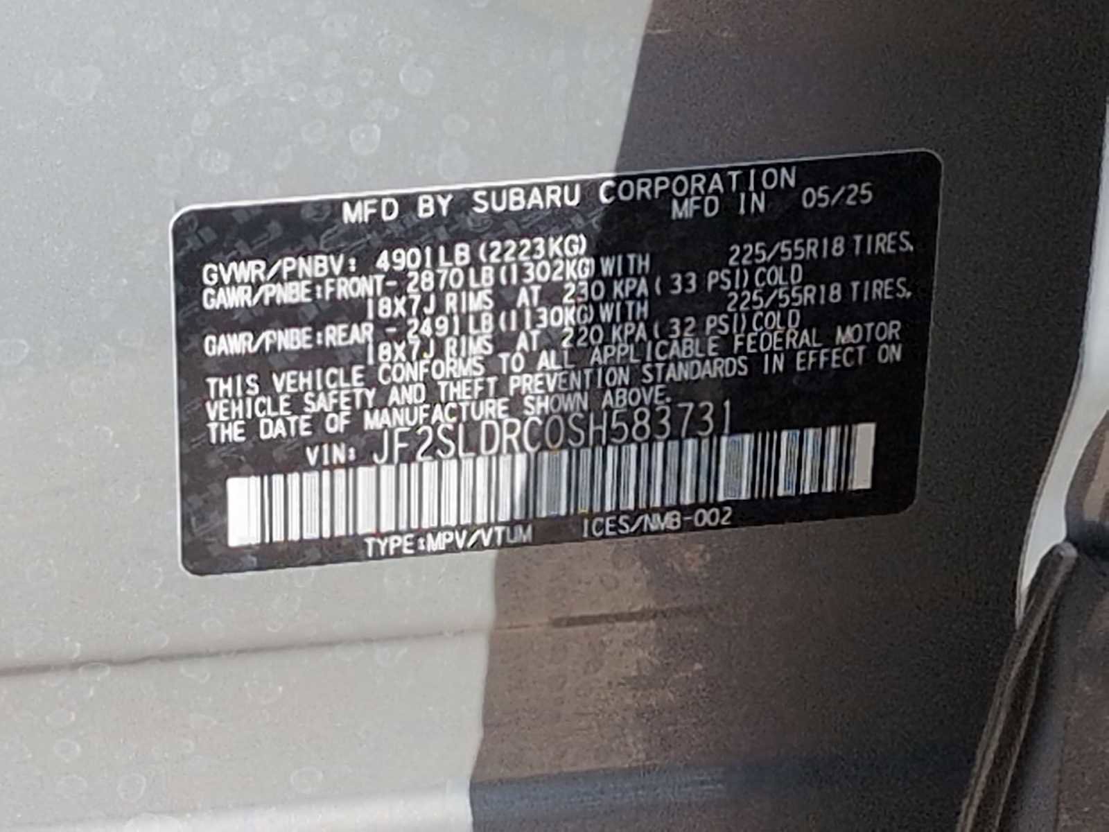 Certified 2025 Subaru Forester Limited image 38