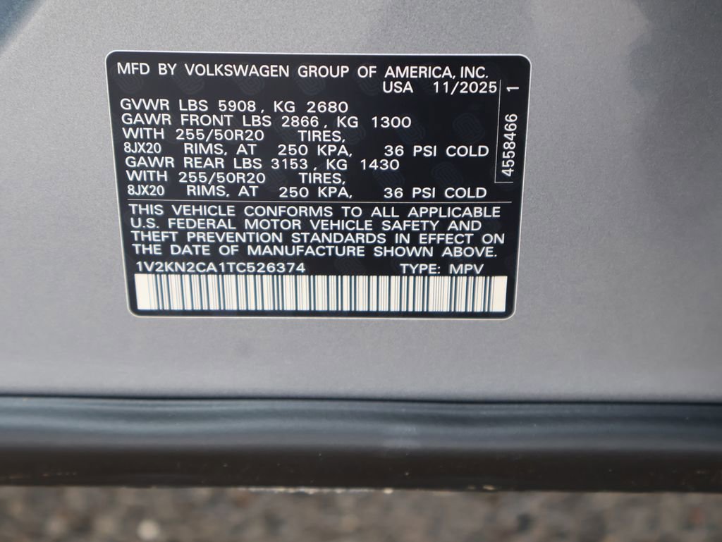 New 2026 Volkswagen Atlas SE AWD/4WD image 46