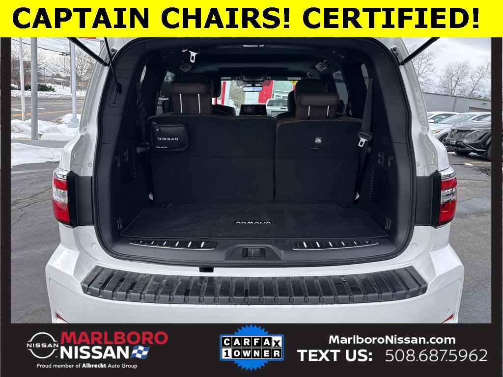 Certified 2024 Nissan Armada Platinum w/ Captain's Chairs Package image 13