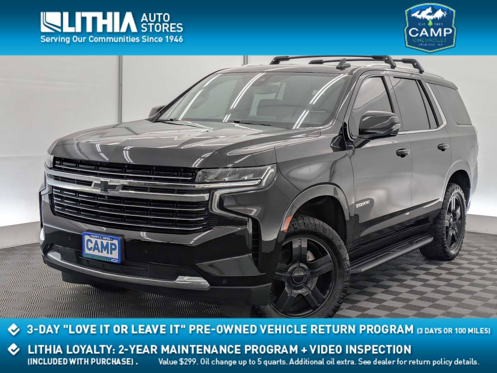 Used 2021 Chevrolet Tahoe LT w/ LT Signature Package AWD/4WD image 1