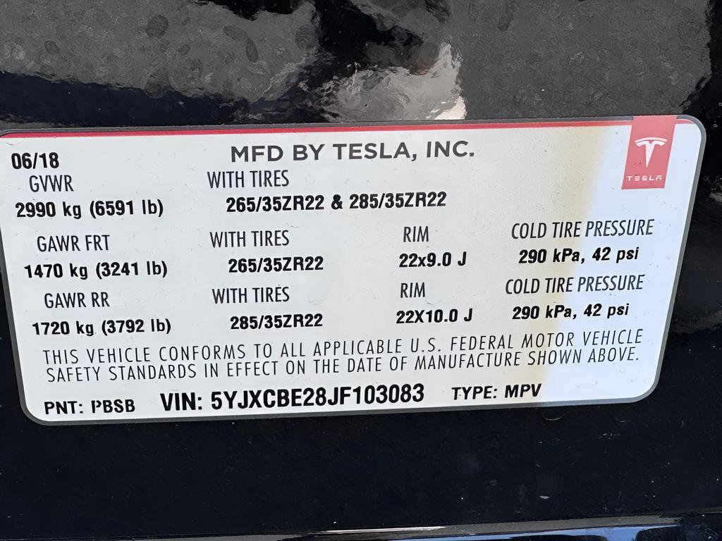 Used 2018 Tesla Model X 75D image 41