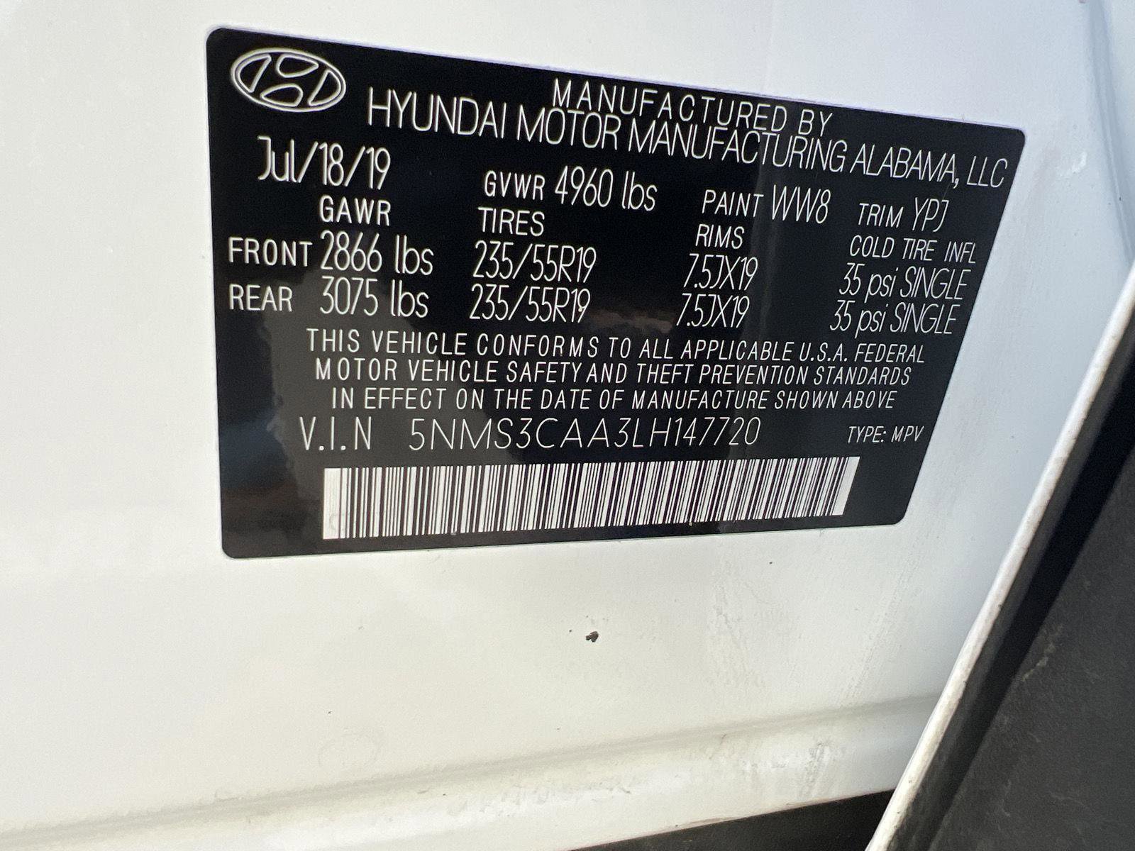 Used 2020 Hyundai Santa Fe SEL image 12