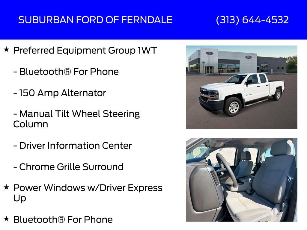 Used 2018 Chevrolet Silverado 1500 W/T AWD/4WD image 9