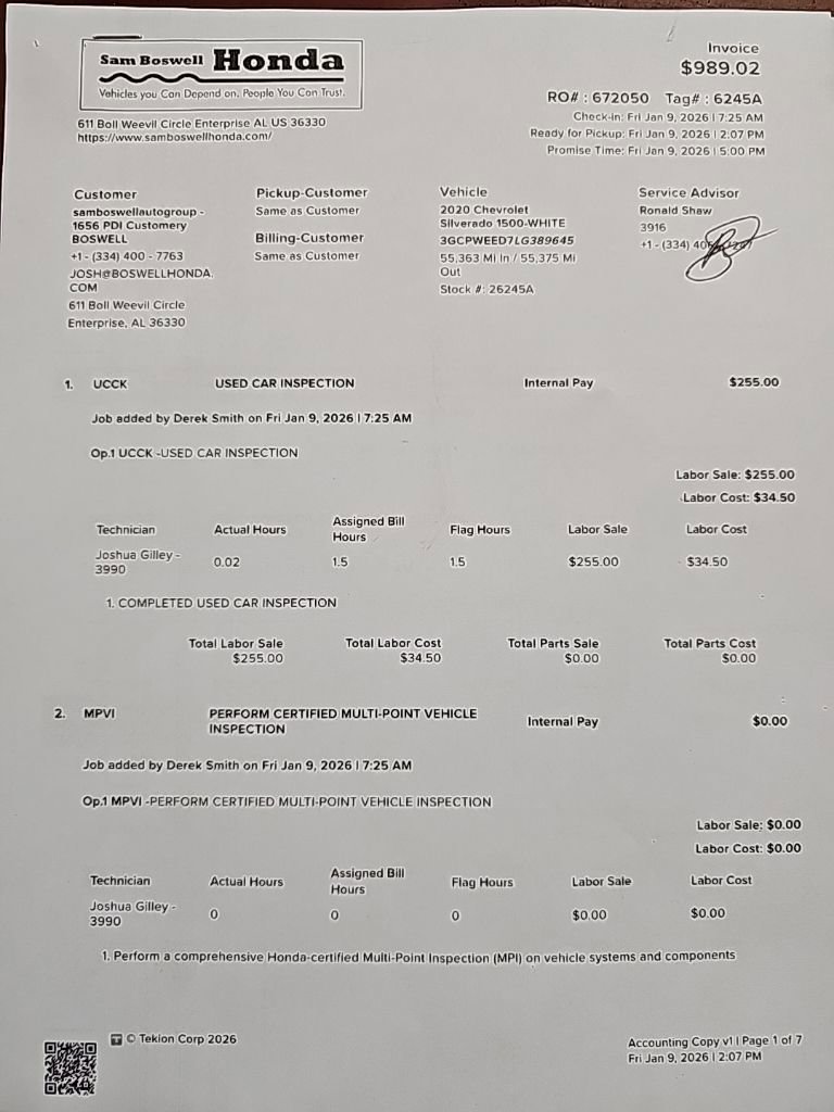 Used 2020 Chevrolet Silverado 1500 LTZ w/ LTZ Premium Package image 55