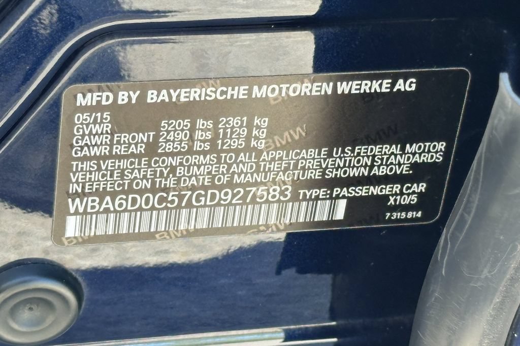 Used 2016 BMW 640i Gran Coupe w/ M Sport Edition RWD image 35