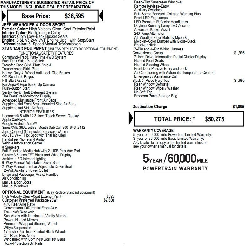 Used 2024 Jeep Wrangler Unlimited Sport image 2