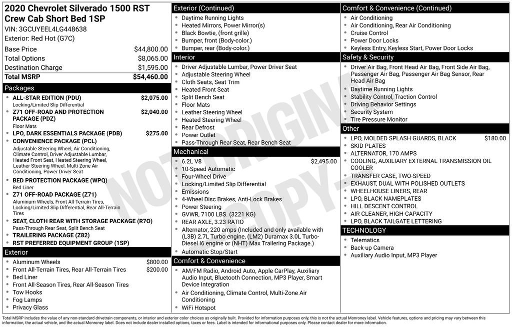 Used 2020 Chevrolet Silverado 1500 RST w/ All-Star Edition image 25