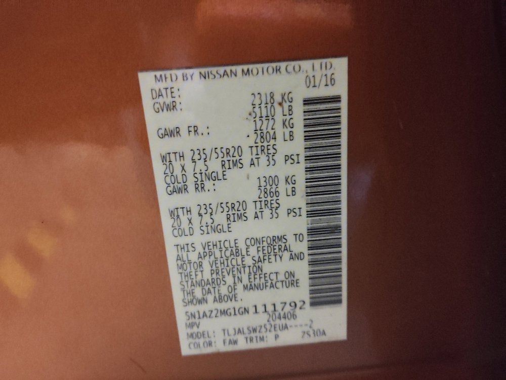 Used 2016 Nissan Murano Platinum image 33