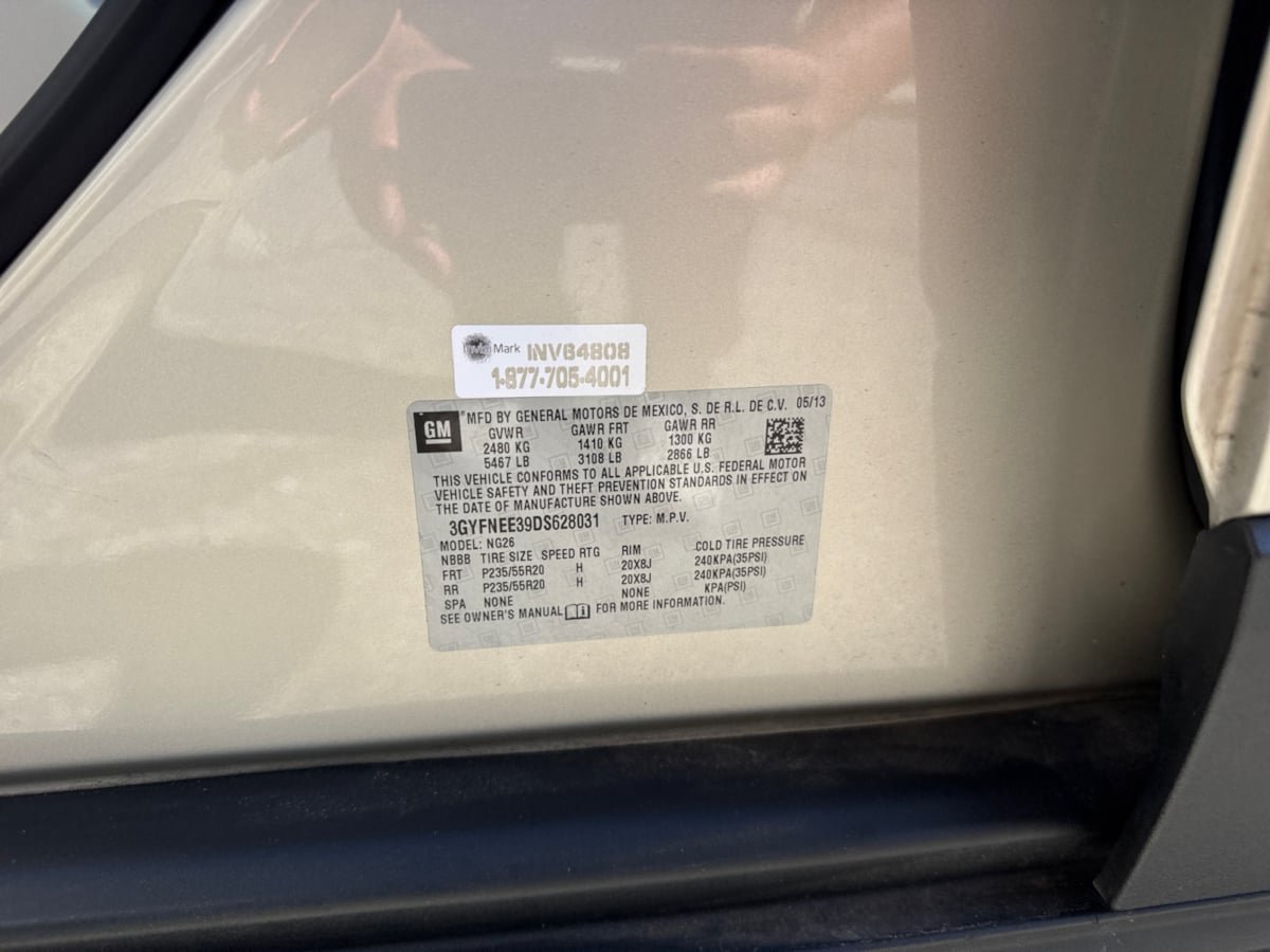 Used 2013 Cadillac SRX Premium w/ LPO, U-Rail D-Rings Package FWD image 22