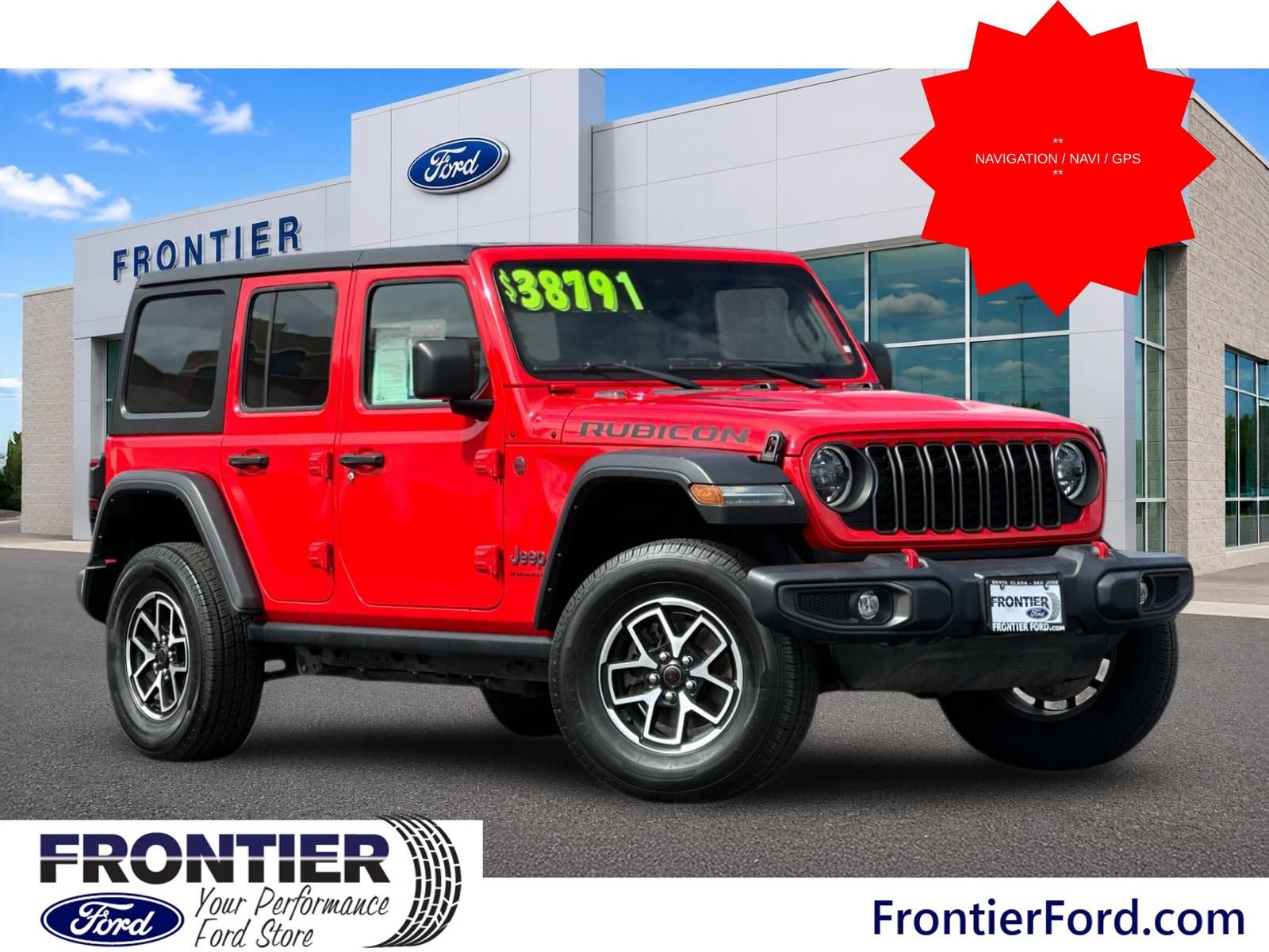 Used 2024 Jeep Wrangler Unlimited Rubicon AWD/4WD image 3