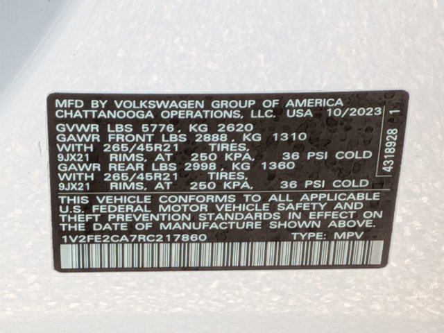 Used 2024 Volkswagen Atlas Cross Sport SEL Premium R-Line AWD/4WD image 28