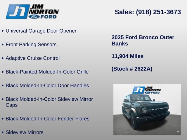 Used 2025 Ford Bronco Outer Banks AWD/4WD image 15