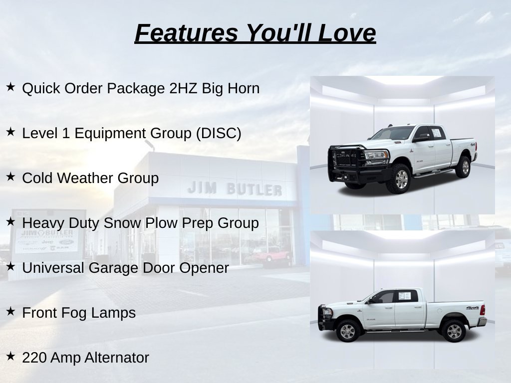 Used 2022 RAM 2500 Big Horn w/ Level 1 Equipment Group AWD/4WD image 16